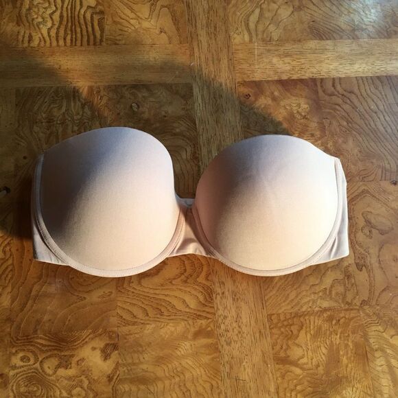 STRAPLESS NUDE Bra - Perfect Fit! - Picture 1 of 10